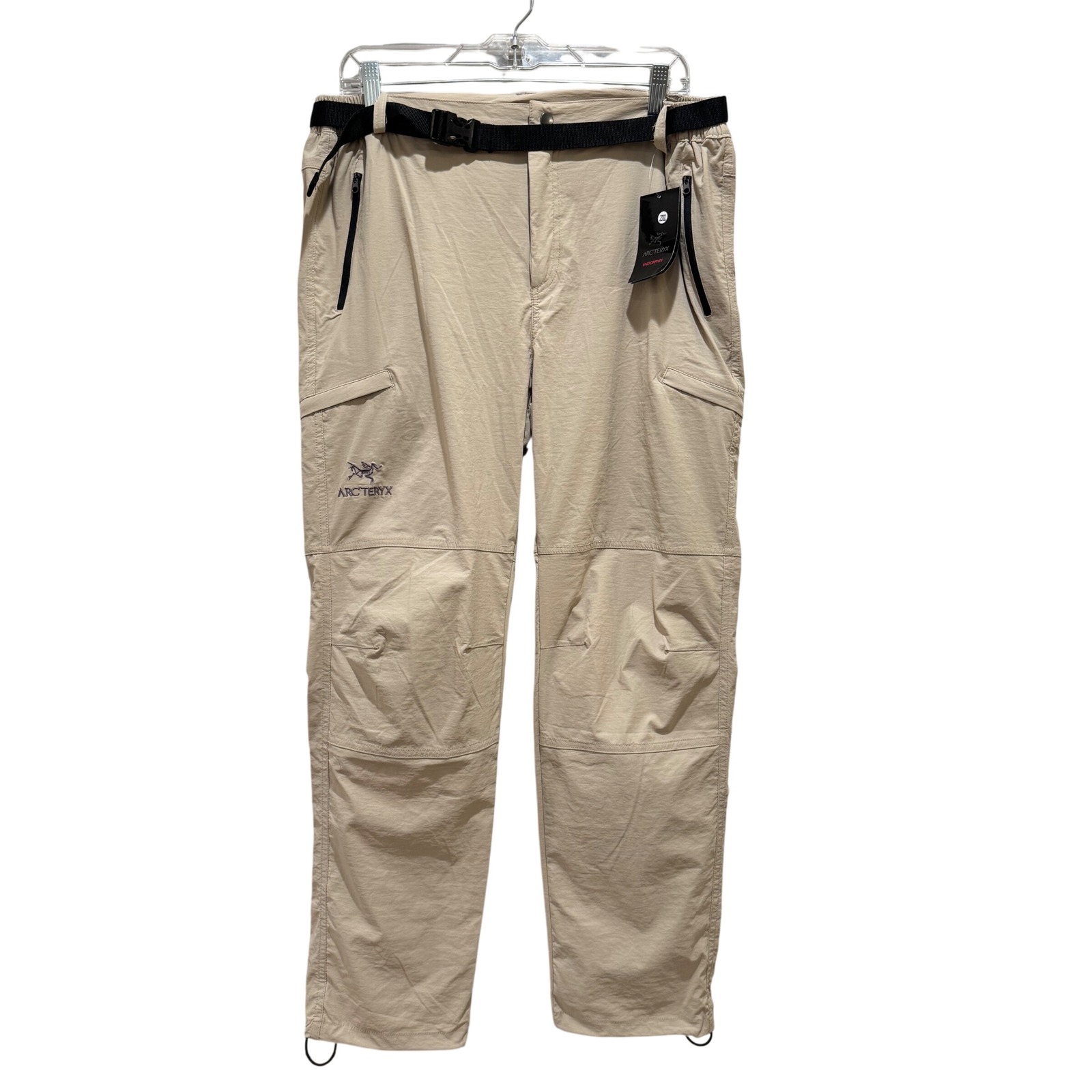 New Arc'teryx Endorphin Hiking Pants Mens Xxl Tan Cargo Gorpecore Hiking Outdoor